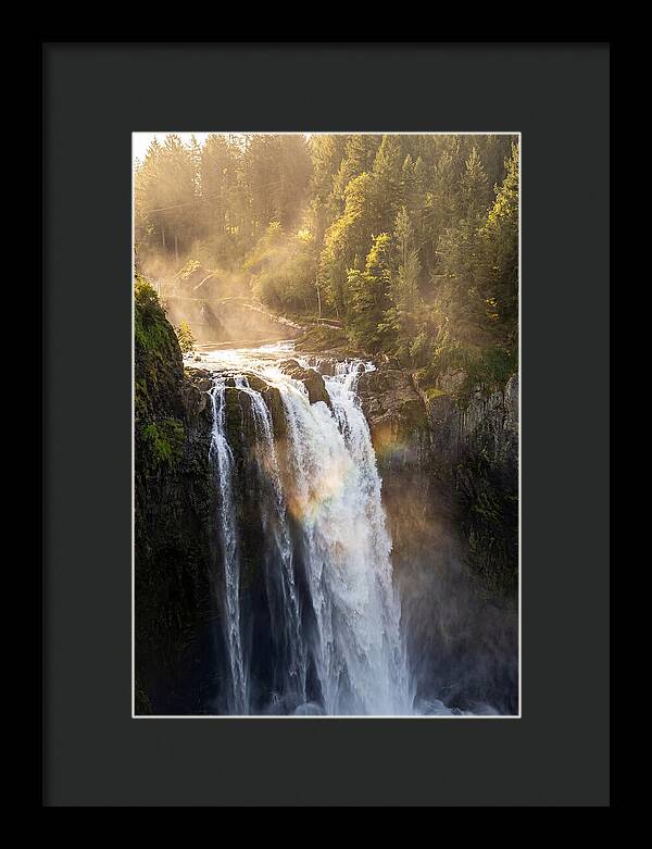 Big Manitou Falls At Golden Hour