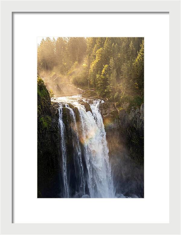 Big Manitou Falls At Golden Hour