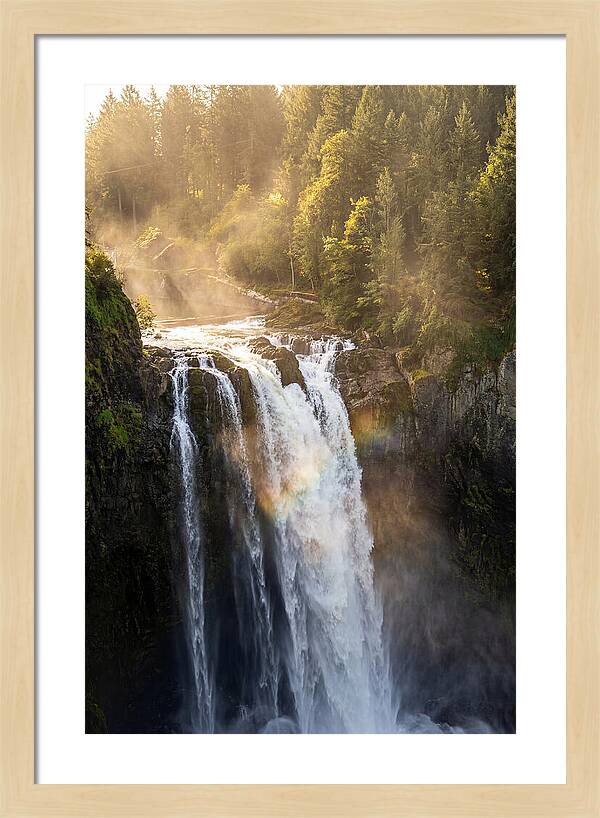 Big Manitou Falls At Golden Hour