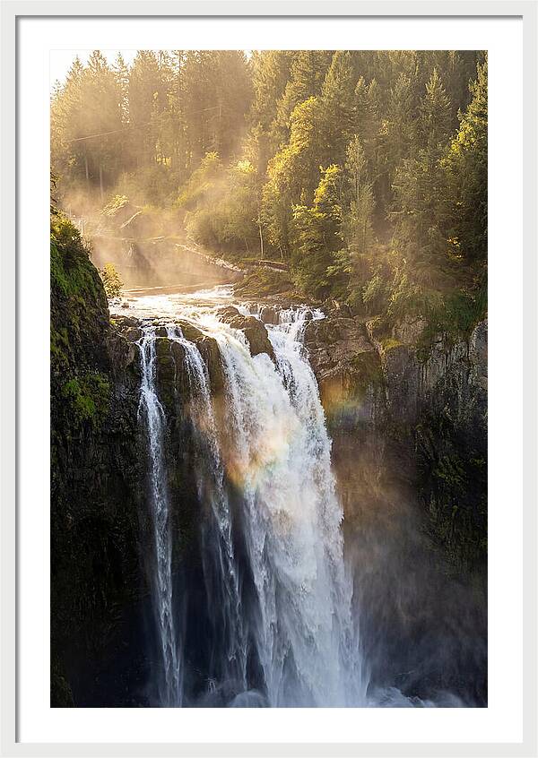 Big Manitou Falls At Golden Hour
