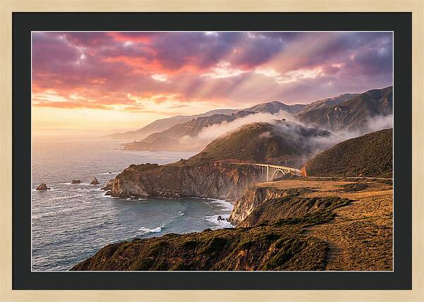 Big Sur At Golden Hour