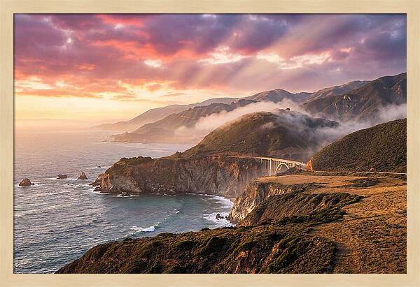 Big Sur At Golden Hour