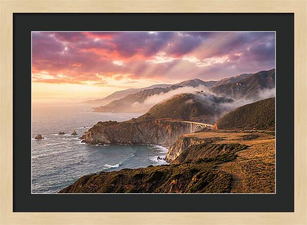 Big Sur At Golden Hour