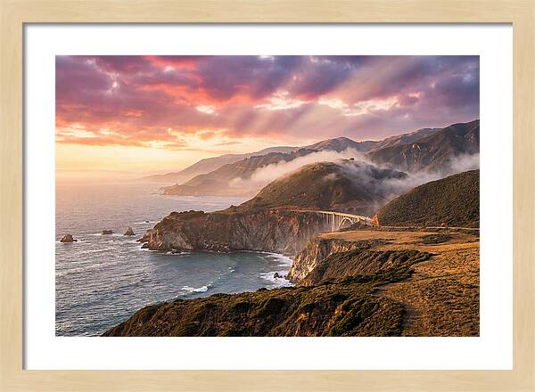 Big Sur At Golden Hour