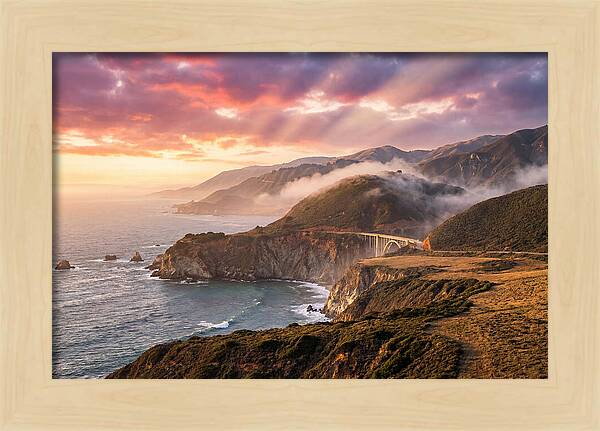 Big Sur At Golden Hour