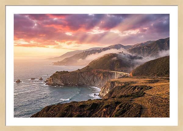 Big Sur At Golden Hour