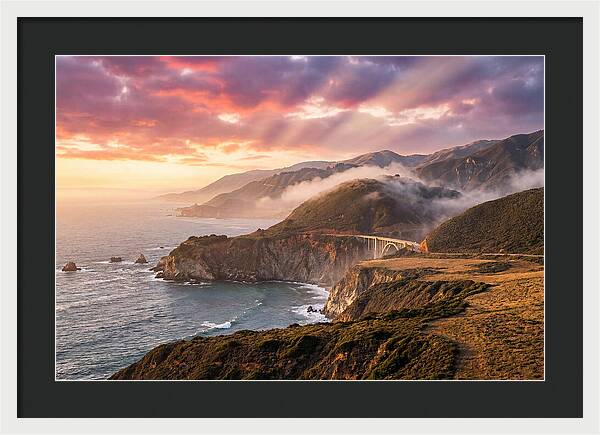 Big Sur At Golden Hour