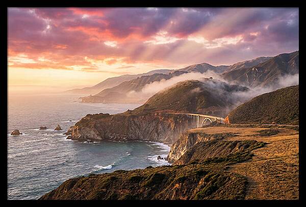 Big Sur At Golden Hour