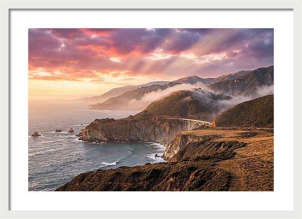 Big Sur At Golden Hour
