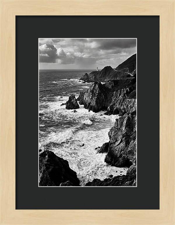 Big Sur Cliffs And Waves