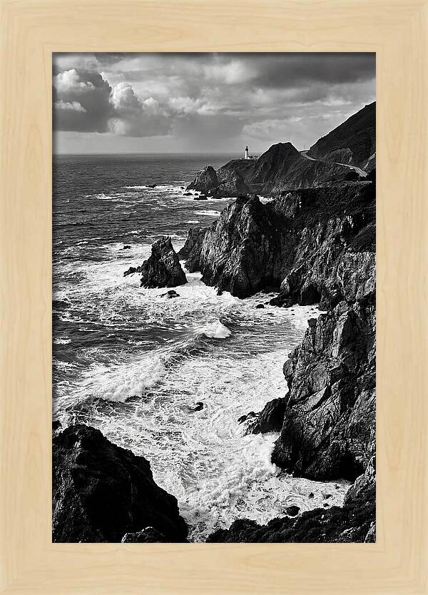 Big Sur Cliffs And Waves