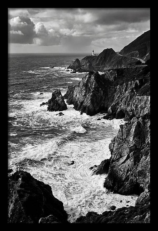 Big Sur Cliffs And Waves