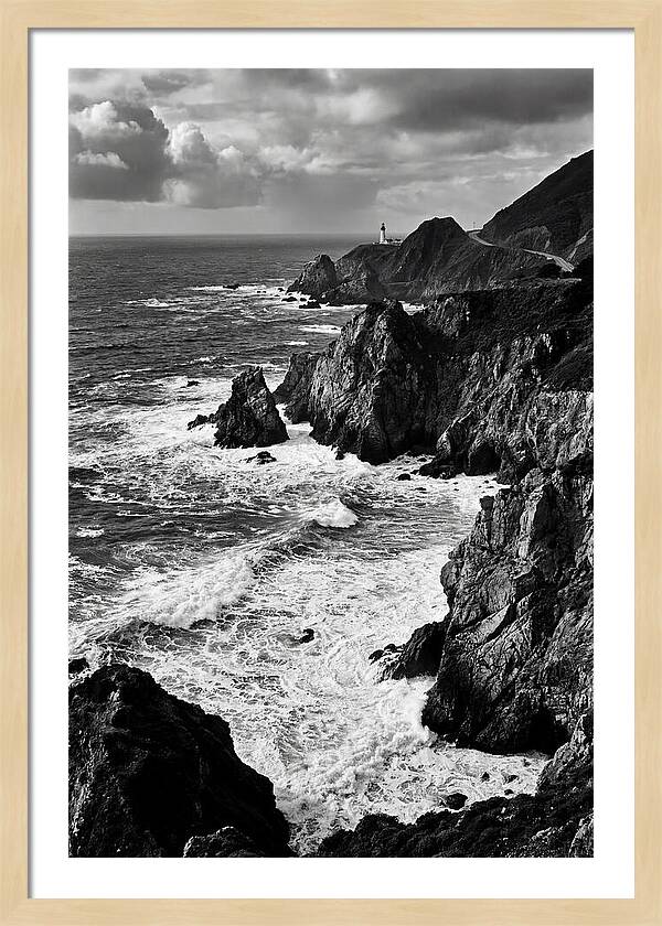 Big Sur Cliffs And Waves
