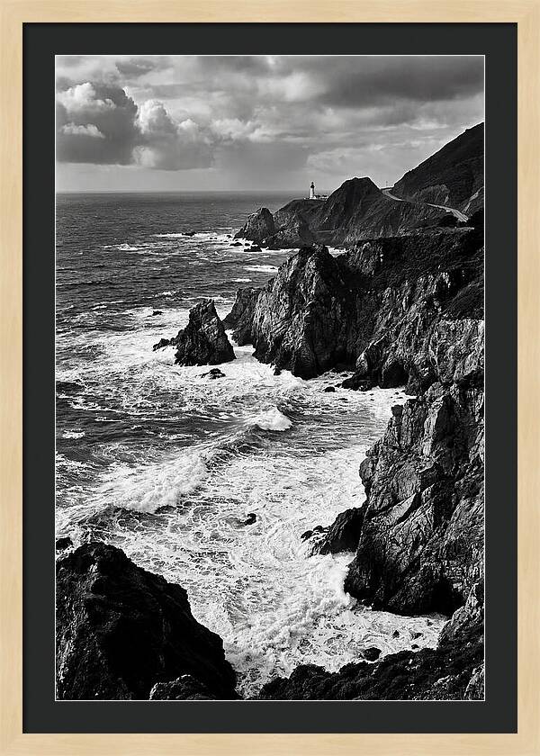 Big Sur Cliffs And Waves
