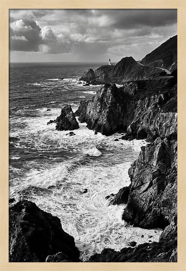 Big Sur Cliffs And Waves