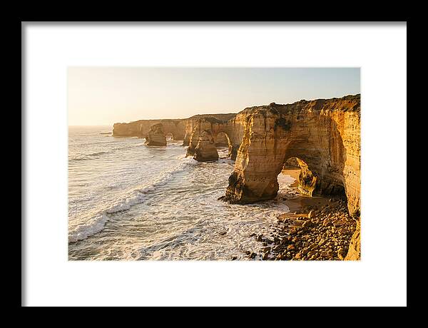 Big Sur Coastal Formations At Sunset
