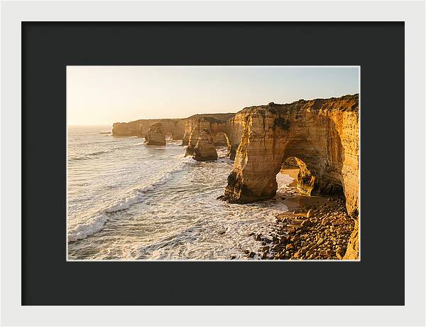 Big Sur Coastal Formations At Sunset