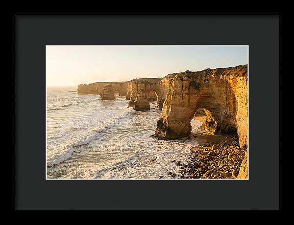 Big Sur Coastal Formations At Sunset