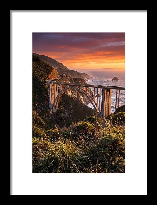 Big Sur Coastline At Golden Hour