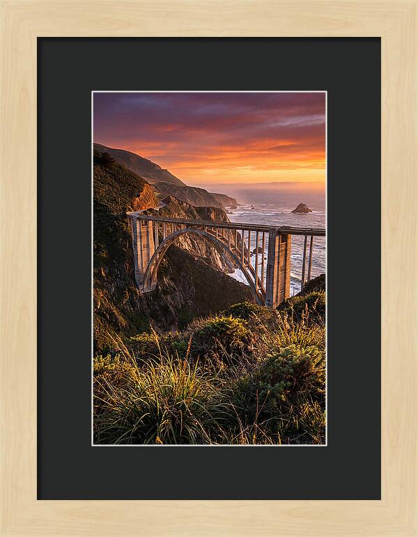 Big Sur Coastline At Golden Hour