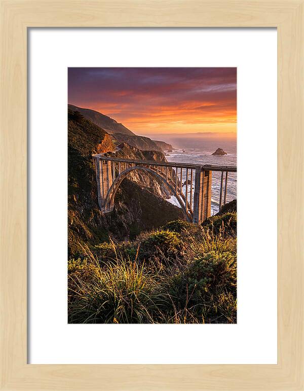 Big Sur Coastline At Golden Hour