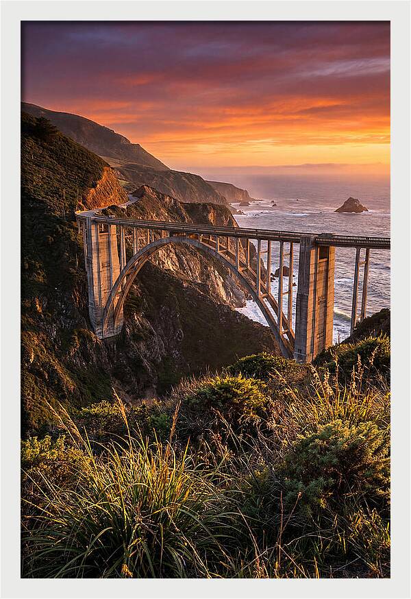 Big Sur Coastline At Golden Hour