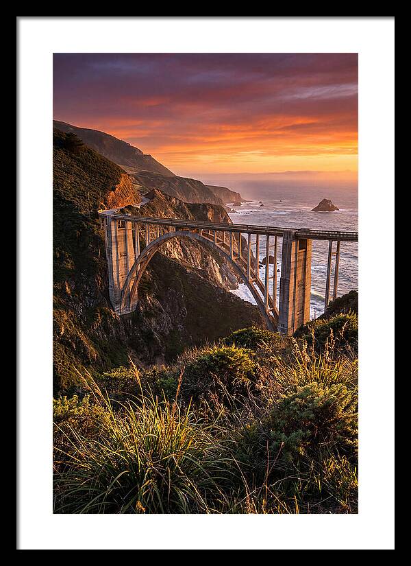 Big Sur Coastline At Golden Hour