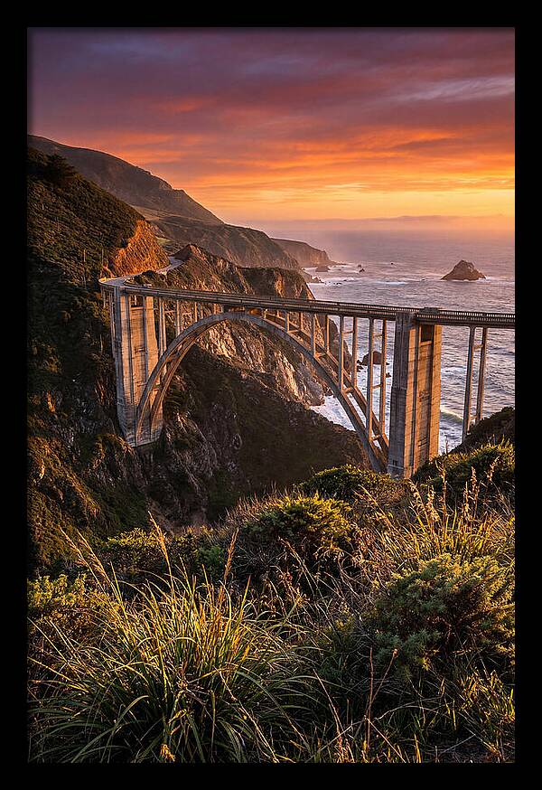 Big Sur Coastline At Golden Hour
