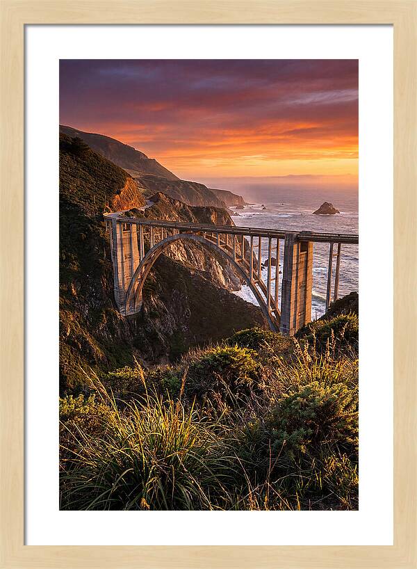 Big Sur Coastline At Golden Hour