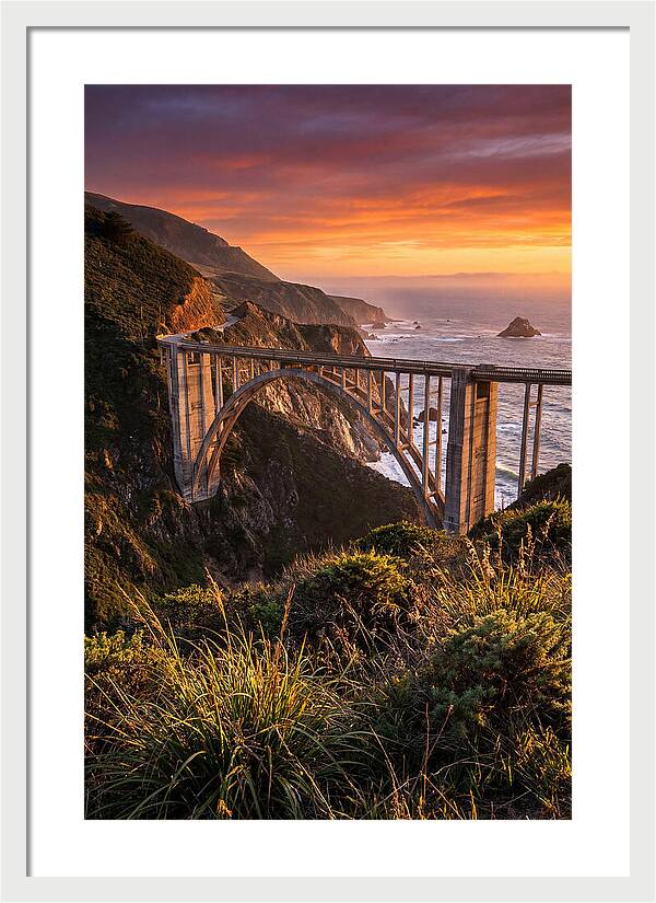 Big Sur Coastline At Golden Hour