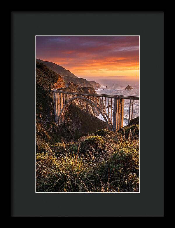 Big Sur Coastline At Golden Hour