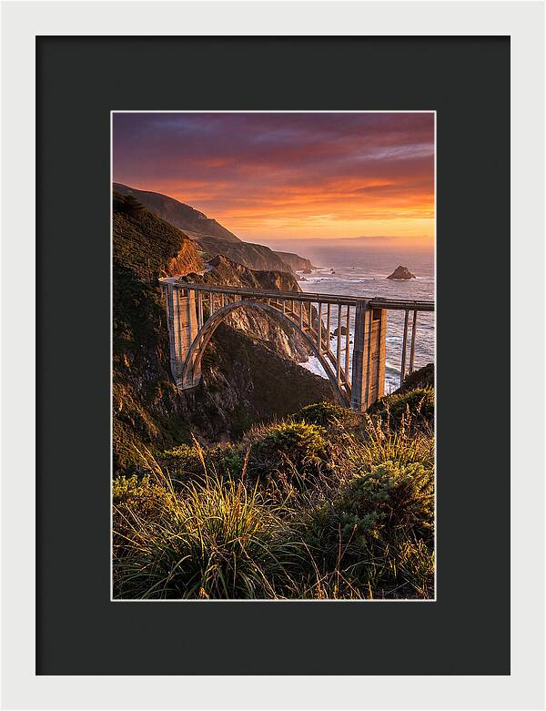 Big Sur Coastline At Golden Hour