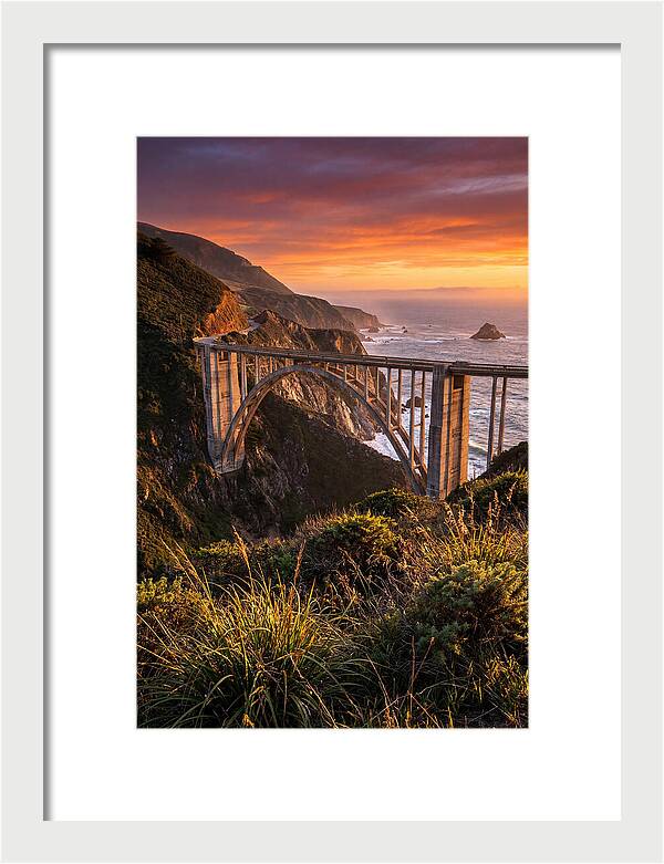 Big Sur Coastline At Golden Hour