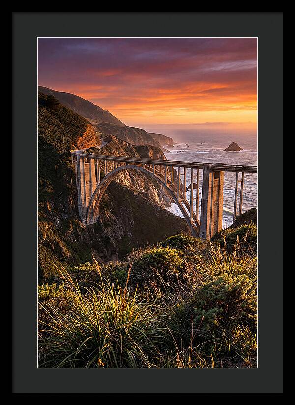 Big Sur Coastline At Golden Hour