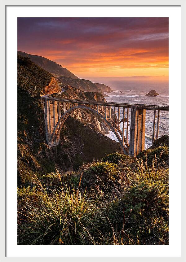 Big Sur Coastline At Golden Hour