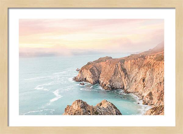 Big Sur Coastline At Golden Hour