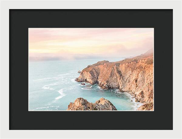 Big Sur Coastline At Golden Hour