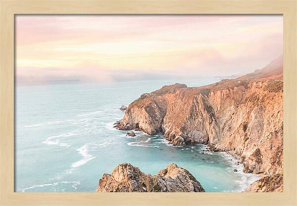 Big Sur Coastline At Golden Hour