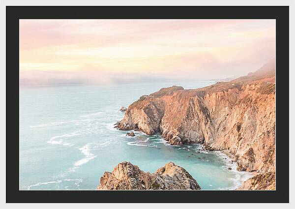Big Sur Coastline At Golden Hour