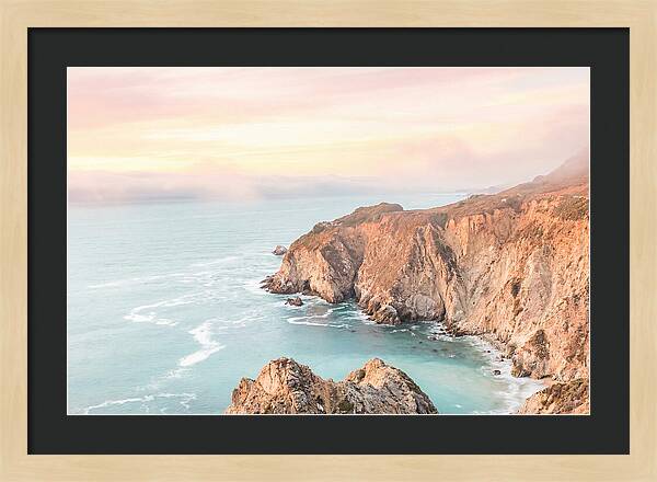 Big Sur Coastline At Golden Hour