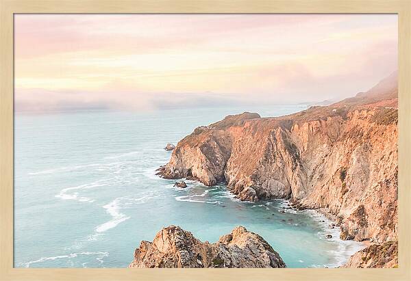 Big Sur Coastline At Golden Hour