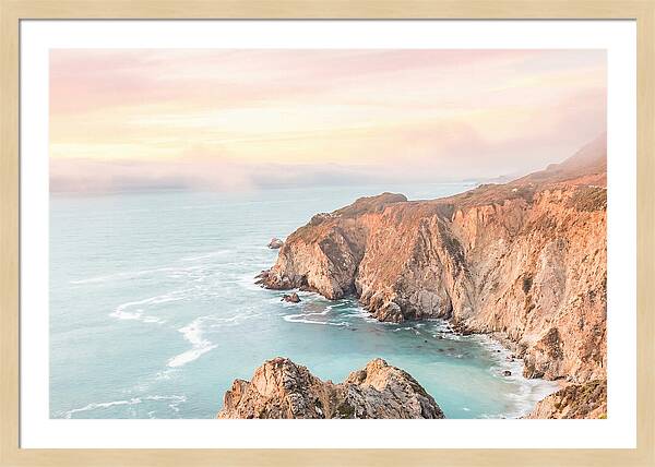 Big Sur Coastline At Golden Hour