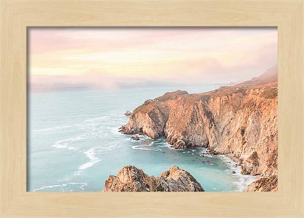 Big Sur Coastline At Golden Hour