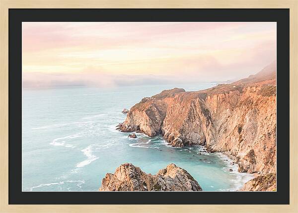 Big Sur Coastline At Golden Hour