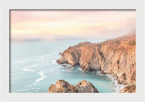 Big Sur Coastline At Golden Hour