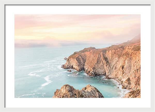 Big Sur Coastline At Golden Hour