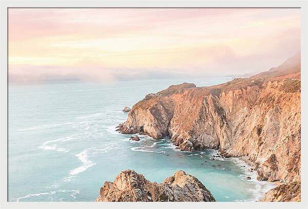 Big Sur Coastline At Golden Hour