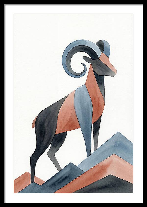 Bighorn Sheep Silhouette