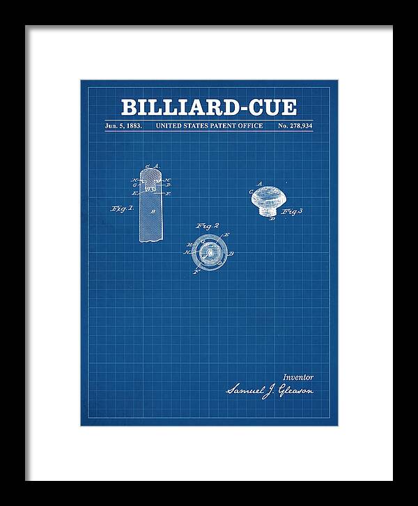 Billiard Cue Blueprint Patent Us278934a