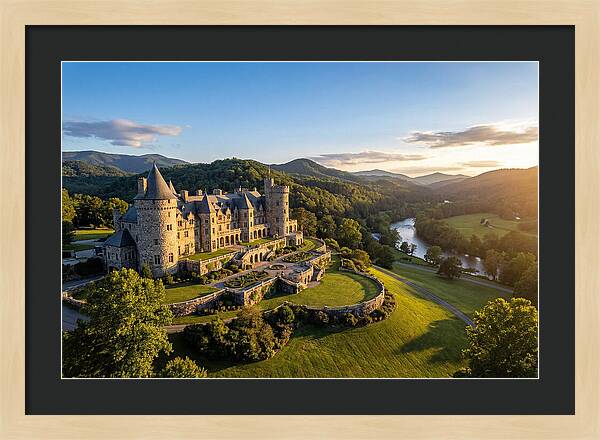 Biltmore Estate At Sunset